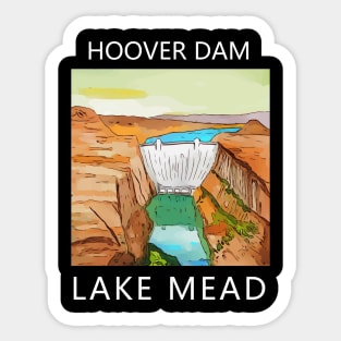 Hoover Dam Lake Mead Sticker